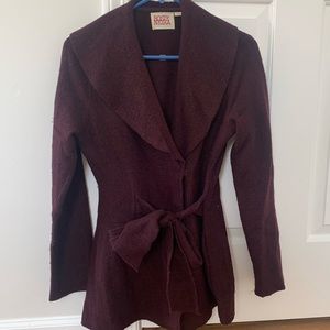 Anthropologie Rosie Neira Wool Wrap Sweater